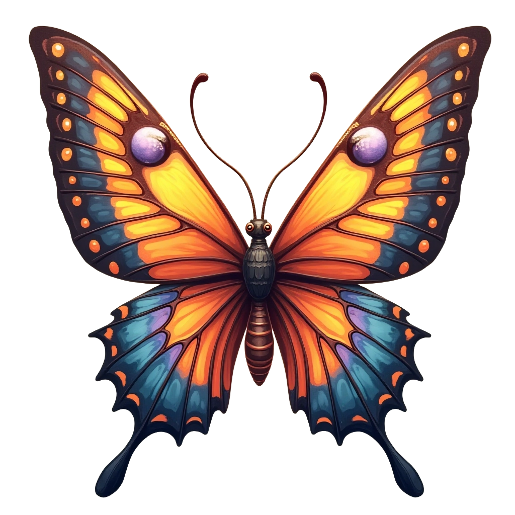 Colorful Butterfly Illustration